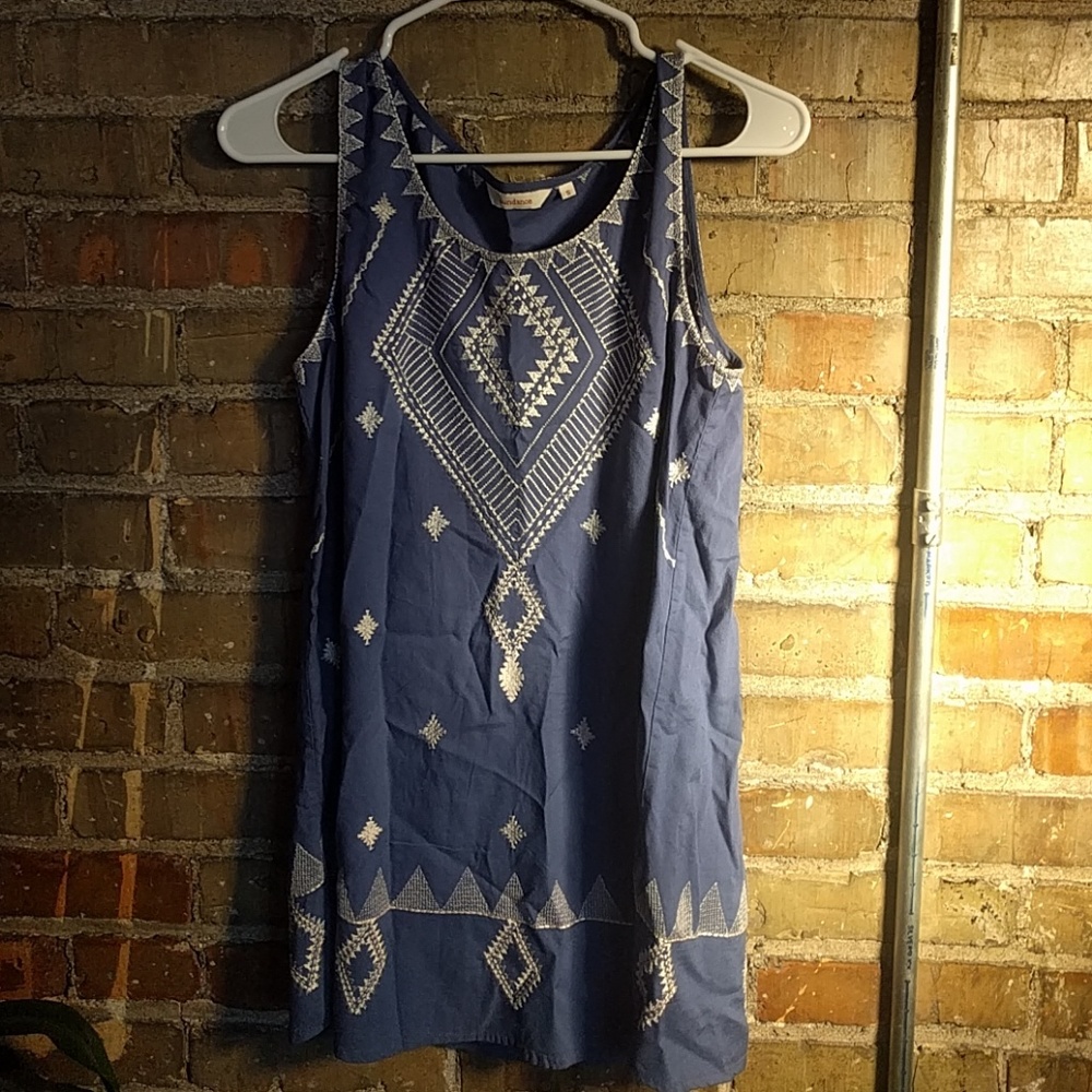 Cornflower blue bohemian tunic